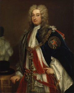 Charles Townshend in a portrait by Sir Godfrey Kneller